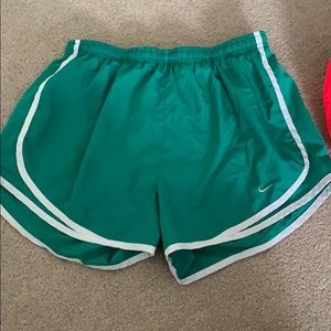 Teal Nike shorts